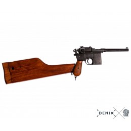 Pištoľ Mauser C96 s pažbou