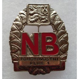 Odznak pohotovostný pluk 1 NB